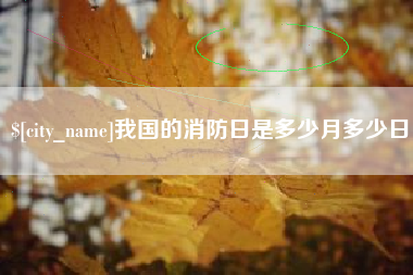 福州我国的消防日是多少月多少日