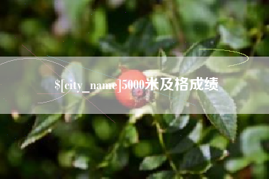 福州5000米及格成绩
