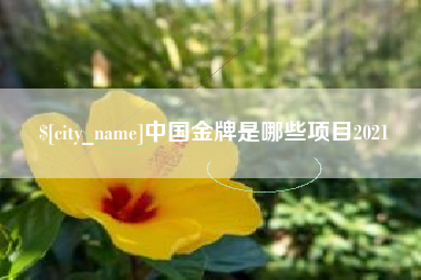 福州中国金牌是哪些项目2021