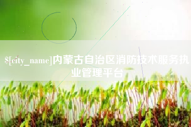福州内蒙古自治区消防技术服务执业管理平台