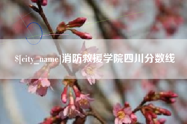 福州消防救援学院四川分数线