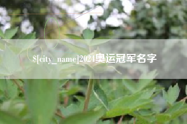 福州2024奥运冠军名字