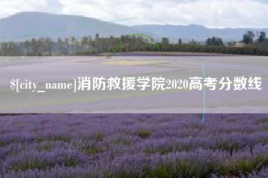 福州消防救援学院2020高考分数线