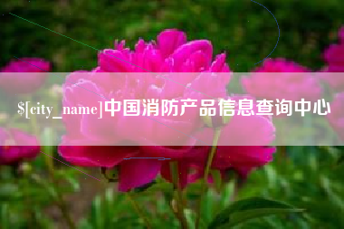 福州中国消防产品信息查询中心