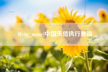 福州中国失信执行查询