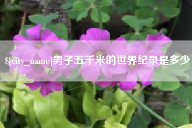 福州男子五千米的世界纪录是多少