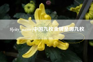 福州中国九枚金牌是哪九枚