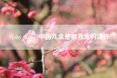 福州中国九金是哪九金的简称