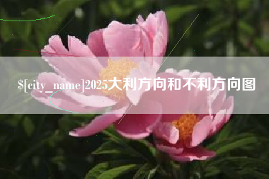 福州2025大利方向和不利方向图