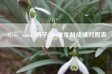 福州男子5000米年龄成绩对照表