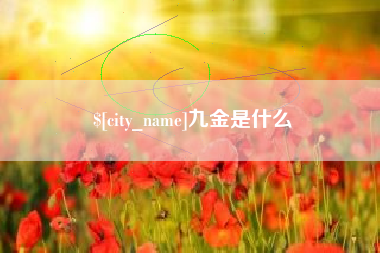 福州九金是什么