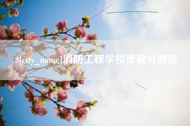福州消防工程学校录取分数线