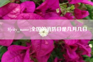 福州全国的消防日是几月几日