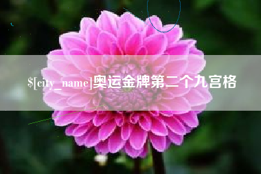 福州奥运金牌第二个九宫格