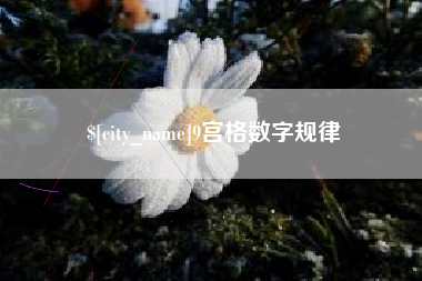 福州9宫格数字规律